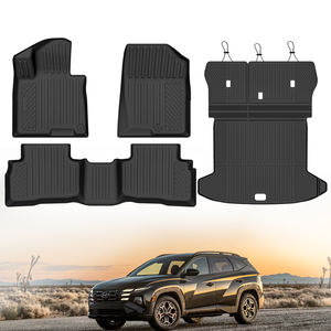 Alfombrillas Impermeables 3D TPE para Coche, para <span class=keywords><strong>Tucson</strong></span> y Kicks 2022-2025, Accesorios Interiores Personalizados Antideslizantes - Product Image 3