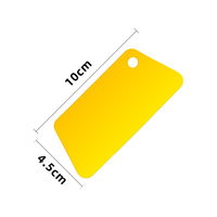 Guanghuan Petits grattoirs trapézoïdaux pour films de protection en verre, autocollants de fenêtre, papiers peints et outils de retrait de films pour téléphones