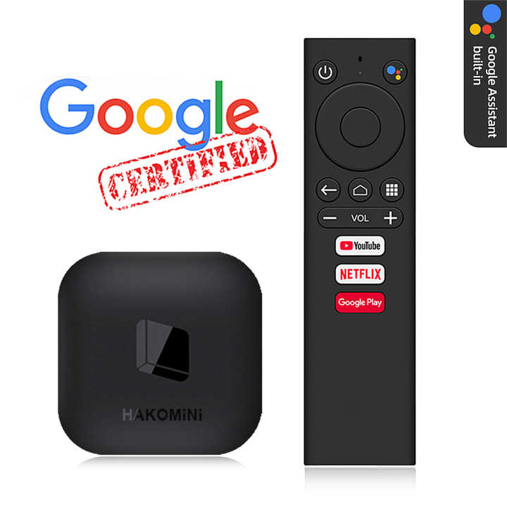 Google認定HAKOMINIAndroid TV BOX 4K Android 9.0スマートセット 