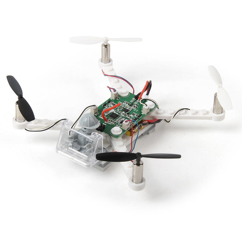 Dro Rin Things DWI Dowellin STEM Remote Control Drone Toy DIY RC Kit for Kids