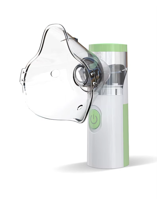 Smart Mesh Mist Maker, Portable Ultrasonic Atomizer for Personal Wellness, Silent Handheld USB-C Rechargeable Sprayer