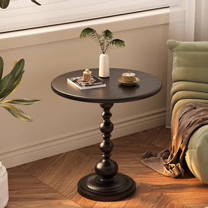 Modern <strong>Retro</strong> Iron <strong>Bedside</strong> <strong>Table</strong> Fashionable Small Coffee <strong>Table</strong> Storage for Household Balcony Living Room Furniture - Product Image 1