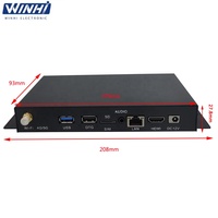 Lecteur Multimédia de Signalisation Numérique CMS avec Réseau Étendu, Boîtier Smart TV RK3576 RK3566 RK3588 A40i Android 4K HD-MI OUT Module 4G