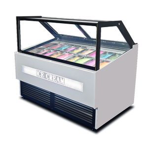 Vitrine Réfrigérée Commerciale YINZHENG pour Crèmes Glacées, Refroidissement par Air, Sans Givre, 2 Portes, 1,22x1,56m, Congélateur Portable pour Crèmes Glacées - Product Image 1