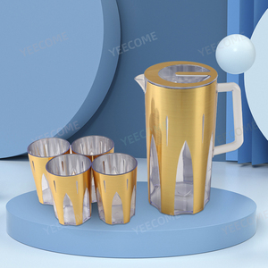 Yjm1881 Công suất nhà máy bán buôn yeecome thương hiệu vượt thời gian bình <span class=keywords><strong>5</strong></span> cái trà Jug lớn 2.5L nhựa Jug - Product Image 3