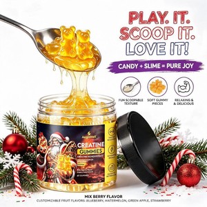 AegleWell Créatine Gommes à Mâcher Élastiques pour Soutenir les Performances Musculaires, Boost d'Énergie pour l'Entraînement, Idéales pour les Cadeaux Festifs - Product Image 1
