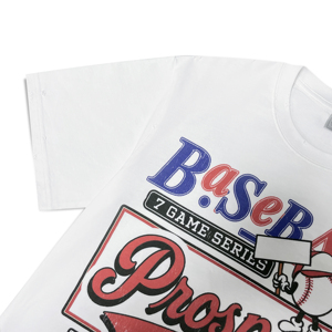 Camisetas Blancas de Alta Calidad para Hombre, Estilo Básico, Manga Corta, Transpirables, 100% Algodón, con Estampado de Letras, para Venta al Por Mayor - Product Image 4