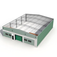 Estructura de Acero Ligero Prefabricada a Precio de Fábrica, Construcción, Soldadura, Doblado, Corte, Metálico, ASTM A36, Modelo GM STEEL