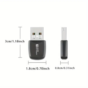 Adaptor <span class=keywords><strong>USB</strong></span> <span class=keywords><strong>WiFi</strong></span> 6 Adaptor Kartu <span class=keywords><strong>WiFi</strong></span> <span class=keywords><strong>USB</strong></span> Mini 2.4GHz Penerima Jaringan Nirkabel untuk PC/Laptop Windows7/10/11 - Product Image 4