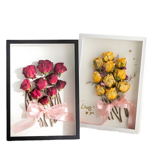 Personalizzabile 3cm 5cm struttura in legno cavo fatta a mano fai da te immagine di fiori secchi <span class=keywords><strong>con</strong></span> insetto profondo fiore essiccato profondo cornice per <span class=keywords><strong>foto</strong></span> - Product Image 6