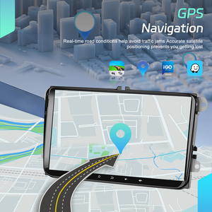 Autoradio Podofo Android da 9" Doppio Din 4+64G Carplay Wireless Android <span class=keywords><strong>Auto</strong></span> GPS Wifi FM RDS per VW/Seat/Skoda/PASSAT/MAGOTAN/<span class=keywords><strong>GOLF</strong></span> - Product Image 3