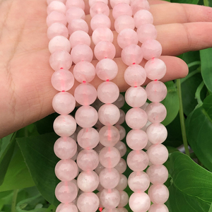 Perline di <span class=keywords><strong>Quarzo</strong></span> <span class=keywords><strong>Rosa</strong></span> Naturale Madagascar A+ Rotonde per Creazione di Gioielli Fai-da-Te, Braccialetti e Collane - Product Image 6