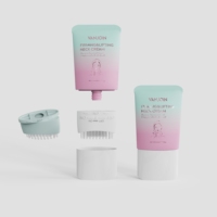 Applicateur à bille métallique pour tubes en PE, effet rafraîchissant, pour crèmes contour des yeux, outil de réduction des poches, qualité professionnelle spa