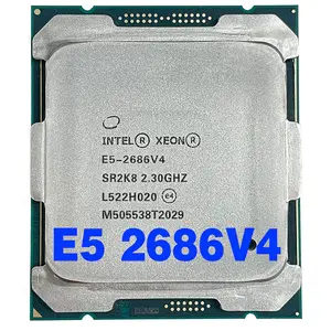 Intel Atom ราคา Intel 2.30GHz 18-core 32 Threads145W Lga2011-3 2686V4 0riginal Xeon E5-2686V4ประมวลผล