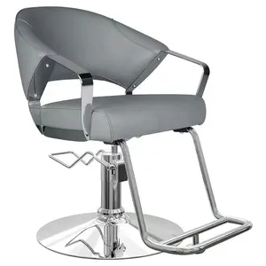 Industrial style Morandi color system barber chair beauty salon equipment Lifting and rotating