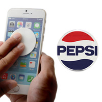 Toptan yapışır telefon olarak web kamerası gizlilik kapak özel cep telefonu yapışkan ekran temizleyici mikrofiber etiket