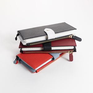 A5 fermeture éclair bureau d'affaires Logo personnalisé bloc-notes en cuir PU carnet <span class=keywords><strong>de</strong></span> notes journaux planificateur mignon pour les filles - Product Image 2