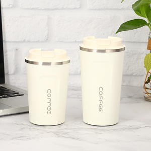17 oz Double Wall Insulated Vacuum Travel Coffee <b>Mug</b> <b>with</b> Flip <b>Lid</b>,Reusable Stainless Steel Leak Proof Coffee CupThermal Tumbler - Product Image 3