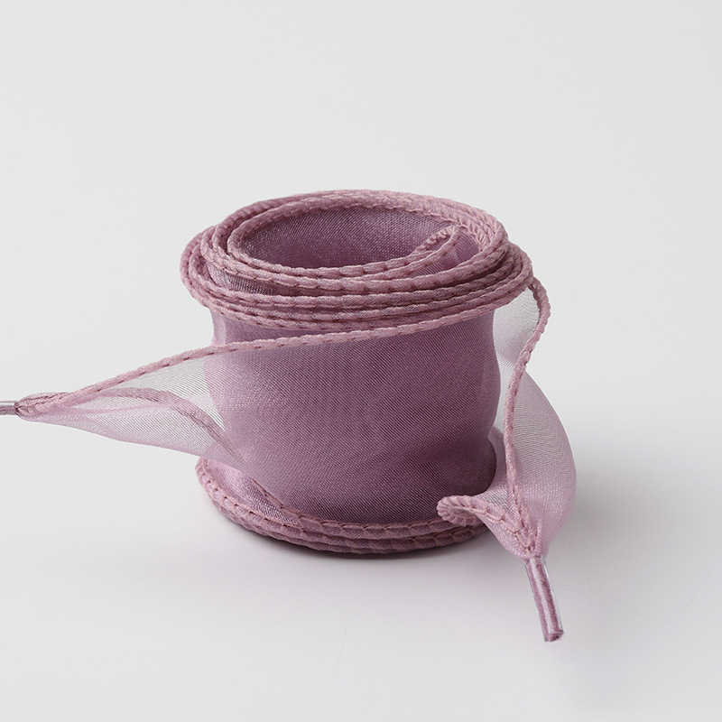 Maille ondulée violet foncé