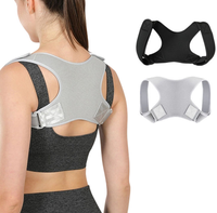 Corset de soutien dorsal flexible et réglable, respectueux de la peau, soulageant la douleur, pour scoliose, correction de la posture, soutien de la colonne vertébrale supérieure et inférieure