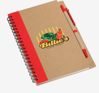 Carnet publicitaire personnalisé avec logo, recyclé, feuilles écologiques, promotionnel, vente en gros, haute qualité, cadeau