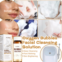 Solution R Bubble, liquide spécial pour machine à bulles d'oxygène magique | Nettoyage en profondeur et hydratation | Eau à bulles d'hydrogène et d'oxygène actif