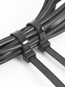 สายรัดไนลอนสีดำและสีขาวกำหนดเองสายรัดล็อกตัวเองทำจากพลาสติกขนาด3.6*200มม. ทนทานสำหรับการผลิต - Product Image 6