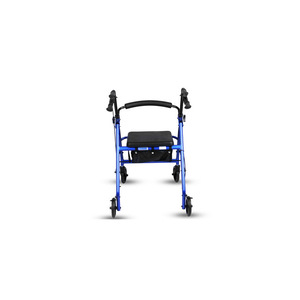 Déambulateur léger en alliage d'aluminium avec siège pour personnes âgées, usage domestique, bleu - Product Image 4