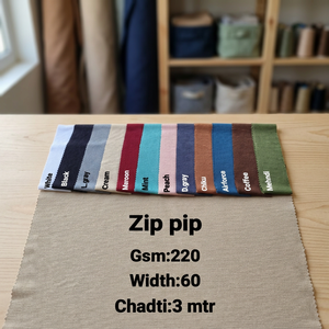 Tela de Algodón Premium con Cierre de Cremallera, 220 GSM, 60 Pulgadas de Ancho, Material Textil para Bolsos, Prendas y Artículos para el Hogar - Product Image 3
