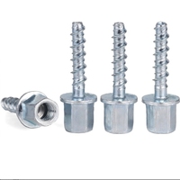 Carbon Steel Threaded Rod Hanger Inner Thread Anchor Ceiling Expansion Anchor Screw Concrete Screw