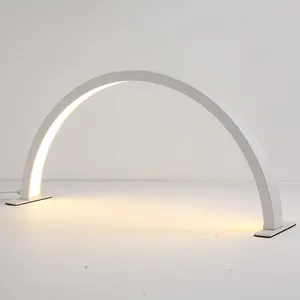 Arc Lamp LED Table Half Moon Ring Light For Nail Salon