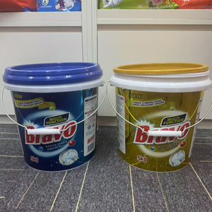 Household Laundry Cleaning Supplies Floral Fragrance Soap Powder Bucket Washing Powder <strong>Detergent</strong> 5kg - Product Image 4