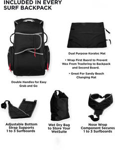 تصميم جديد حقيبة ظهر على لوح ركوب الأمواج متينة عالية الجودة قابلة للتعديل حقيبة ركوب الأمواج للخارج - Product Image 2