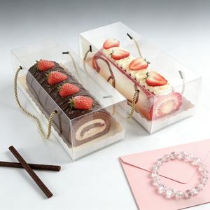 Cajas Rectangulares Desechables de Plástico PET para Empacar Té y Pasteles con Asa para Uso Alimentario - Product Image 6