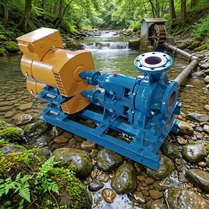 75kw Hydro Water <b>Generator</b> for Hydropower Plant,Low Head Kaplan / High Head Pelton Optional 5KW - Product Image 1