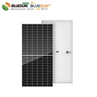 Bluesun Système Solaire Hybride 6kW 8kW 10kW 12kW 20kW Panneau Solaire Système 10kW Batterie au Lithium 48V 100Ah pour Système Solaire