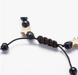 สร้อยข้อมือลูกปัดหินธรรมชาติรูปดาวแปดดวงสำหรับผู้หญิงสร้อยข้อมือระบบสุริยะจักรวาลจักรวาลจักรวาล - Product Image 6