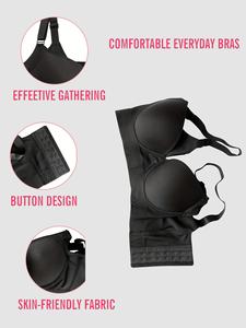 Soutien-Gorge à Armature Grande Taille pour Femme, Maintien Large du Dos, Cache les Bourrelets, Confortable, Respirant, Push-Up Sexy pour Poitrine Généreuse - Product Image 4