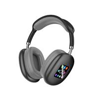 Casque sans fil HiFi RTS P9 Plus, casque stéréo de haute qualité en cuir, casque avec lecteur de carte TF, lecteur de musique