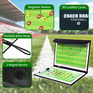 Kit Lavagna Tattica Magnetica da Calcio per Allenatori all'Ingrosso, Cartellina Portatile per Strategie Cancellabile a Secco - Product Image 4