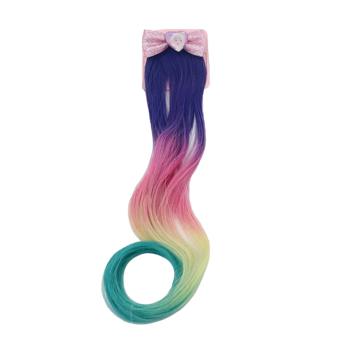 ombre frozen Curly twist Braided hair extensions kids hair wig