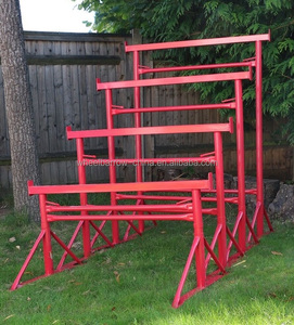 Tréteau d'échafaudage réglable en hauteur, tréteau <span class=keywords><strong>de</strong></span> <span class=keywords><strong>maçon</strong></span> Macon Galva avec tréteau d'échafaudage réglable en acier pour constructeur - Product Image 5