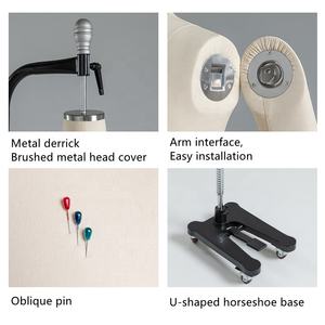 Maniquí de <span class=keywords><strong>Costura</strong></span> Ajustable de Buena Calidad, Maniquí de Espuma de Cuerpo Completo para Mujer, Maniquí de Sastrería para Mujer en Venta - Product Image 4