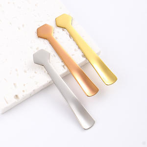 2025 Nueva herramienta de belleza de acero inoxidable pequeña cuchara dispensadora de maquillaje Crema para Ojos máscara de crema facial cuchara crema maquillaje - Product Image 3