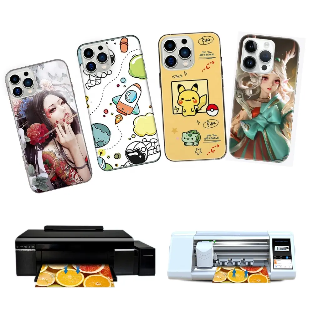 Promotion Customizable DIY Printable Mobile Phone Back Sticker 3M 3D Phone Sticker For Skin Cutting Machine Back Film