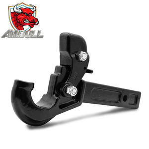 Ambull Engrenage d'<span class=keywords><strong>attelage</strong></span> robuste 15t avec crochet de remorquage sans rotule, neuf, <span class=keywords><strong>pas</strong></span> <span class=keywords><strong>cher</strong></span>, noir, forgé, pour remorques - Product Image 1