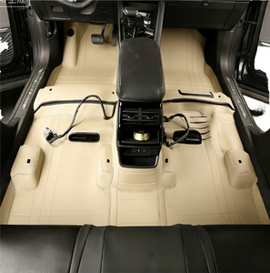 OEM ODM Tapis <span class=keywords><strong>de</strong></span> sol <span class=keywords><strong>de</strong></span> voiture 3D personnalisés en cuir imperméable, résistants à l'usure, antidérapants, épaisseur 20 mm, luxe, 5 pièces, pour BYD Land Land Cruiser - Product Image 4