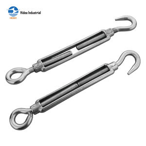 Tensor de Cables HIDEA, Tensor de Cable de Acero Galvanizado Antioxidante de Alta Resistencia Tipo Americano HG225 con Gancho y Ojo - Product Image 3