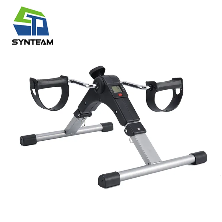 Foldable Portable Under Desk Iron+abs+pp Mini Cycle Pedal Exercise Bike Pedal Exercisers Home Exercise Equipment 48*36*35CM