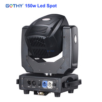 Projecteur LED mobile 150W, contrôle DMX512, mini projecteur LED Gobo pour scène